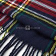 Cashmere Feel Scarf #C131 Navy Red