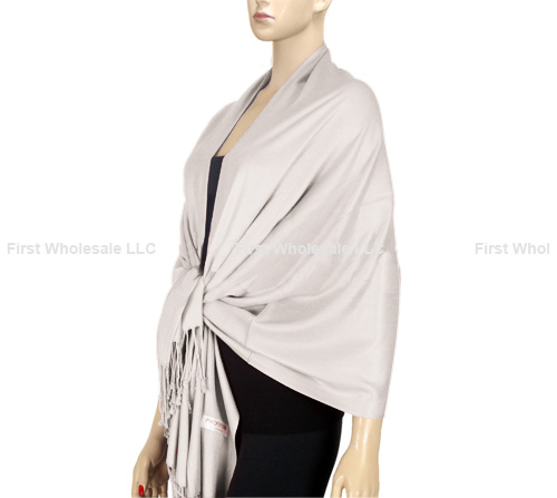 Solid Silky Pashmina 8156 Beige Pink