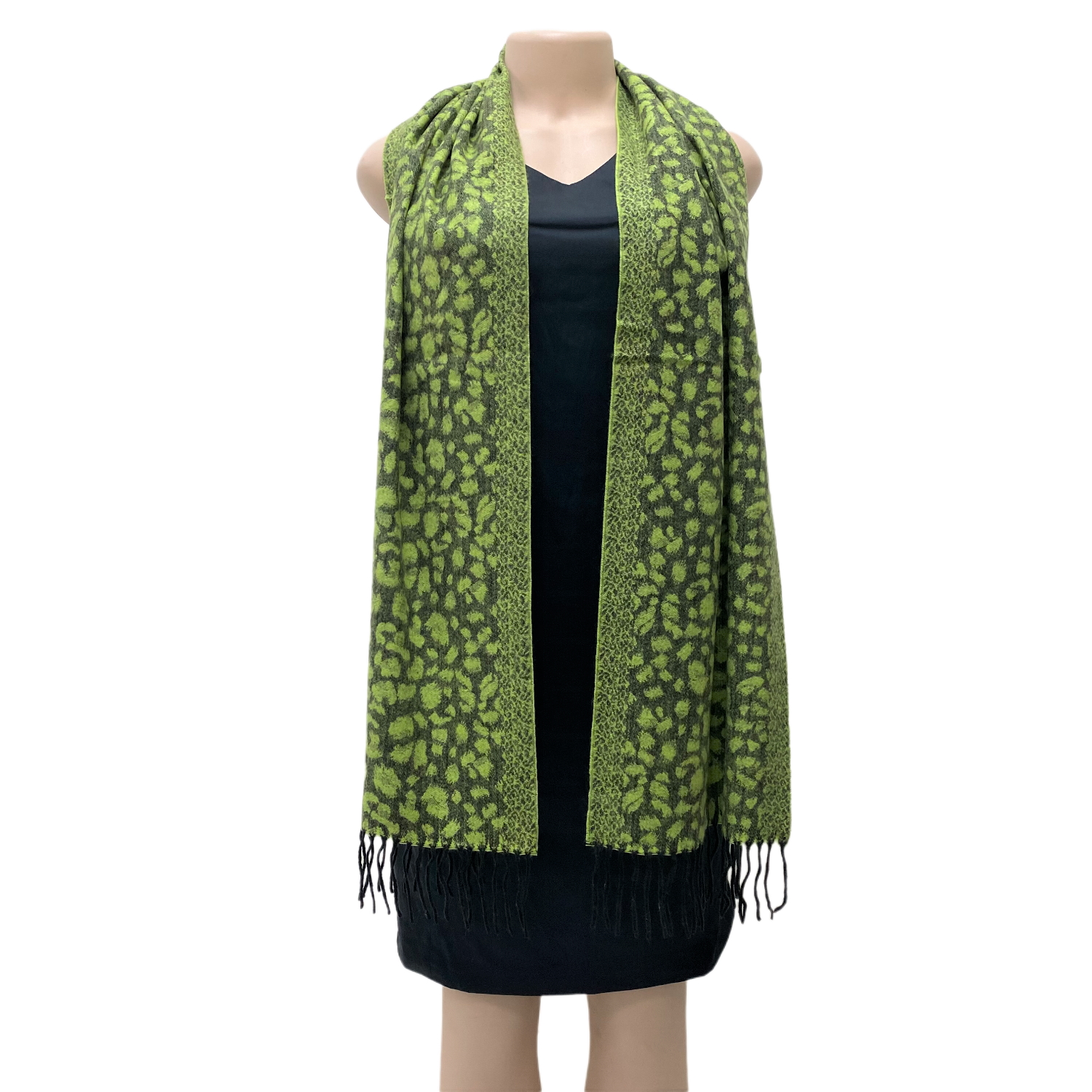 Cashmere Feel Scarf 502-07 Olive Green