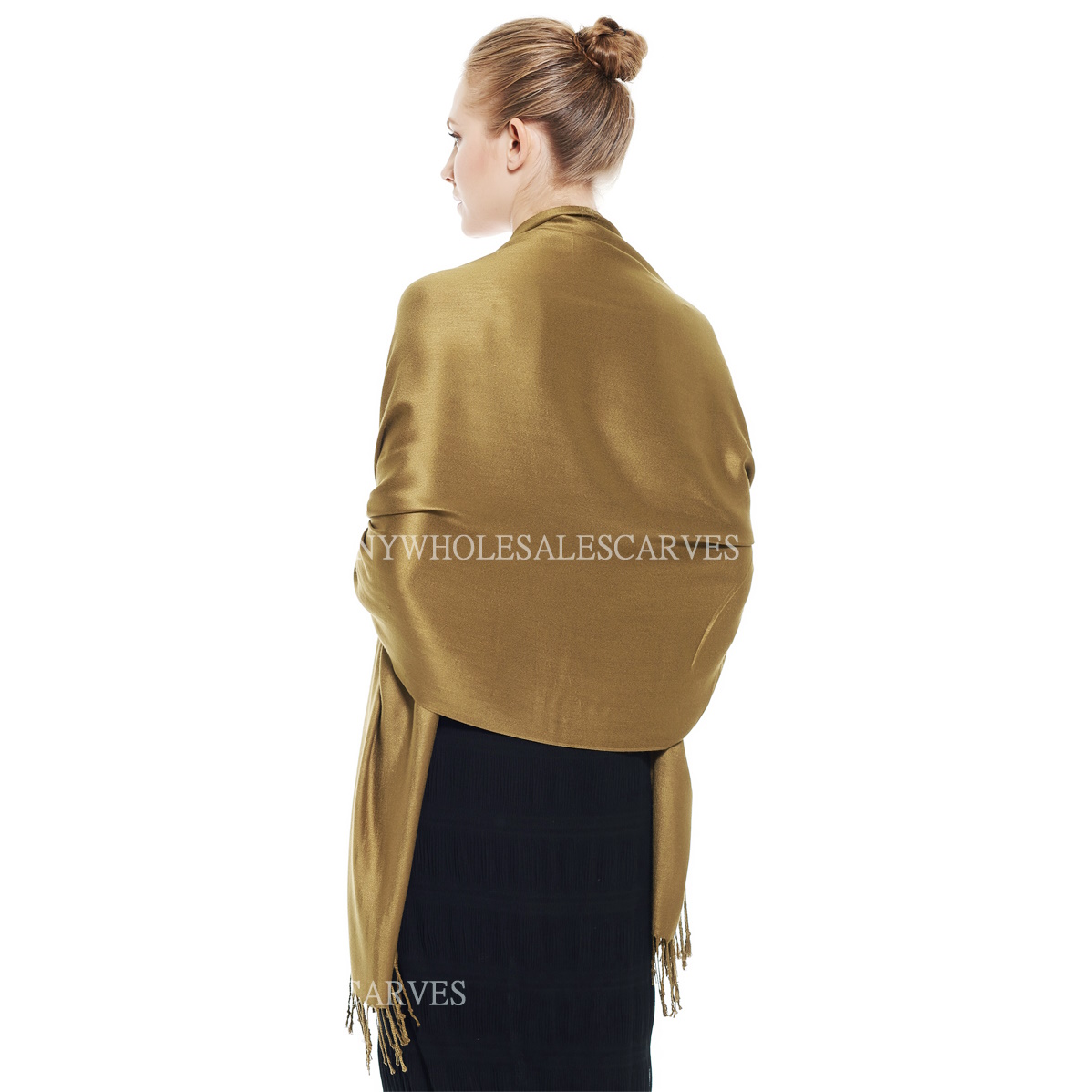 Solid Pashmina DXG25 Bronze