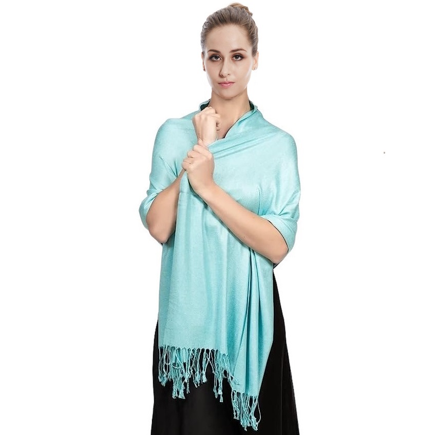 Solid Pashmina 81B205 Turquoise