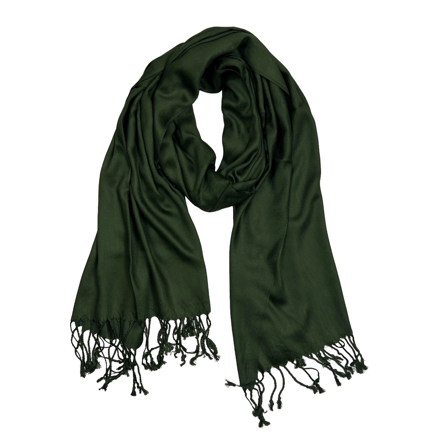 Solid Pashmina DXG27 Army Green