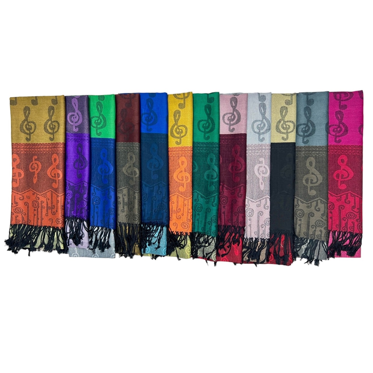 Music Score Pashmina NY23200 (12 Colors, 1DZ)