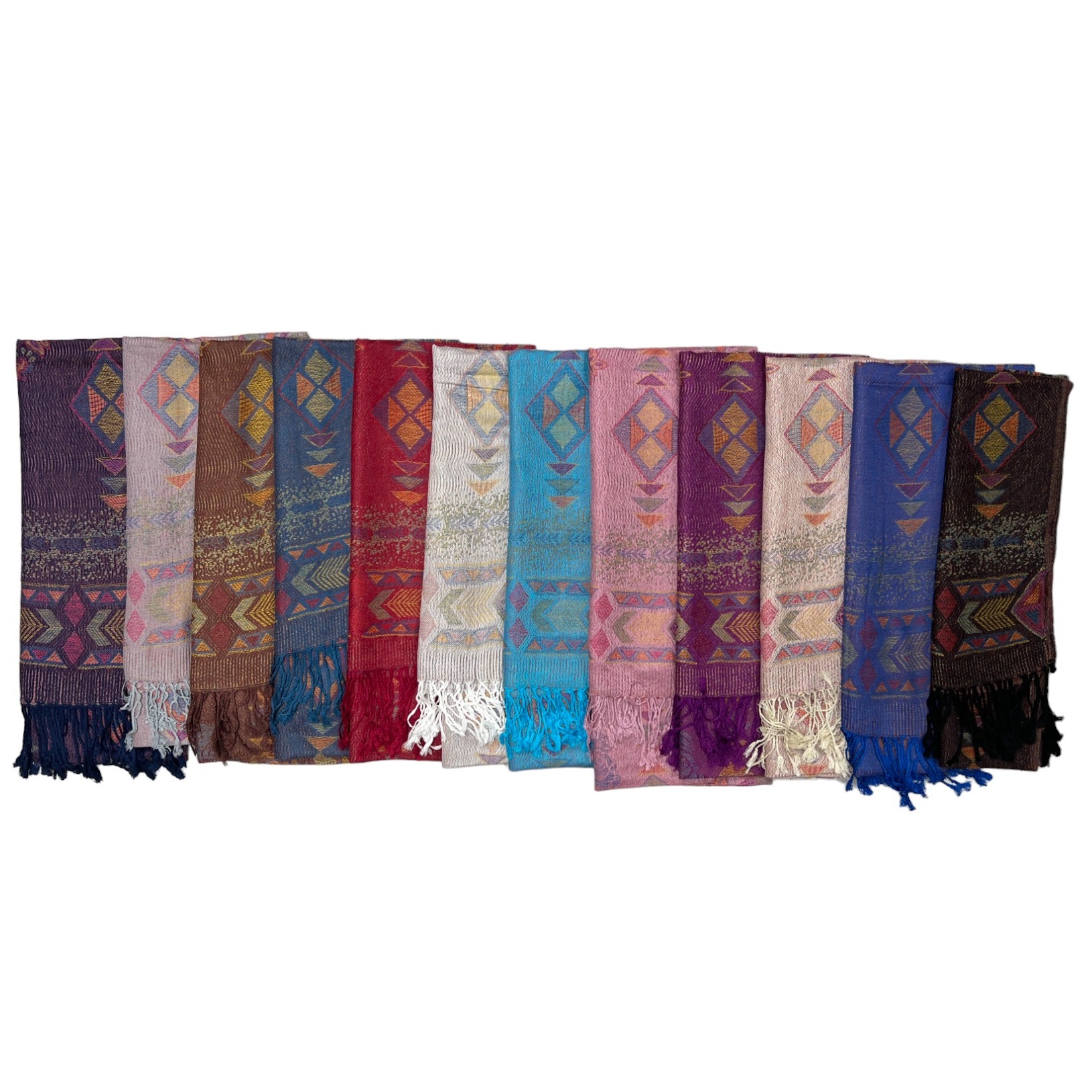 Geometric Giant Elephant Pashmina NY23205 (12 Colors, 1dz)