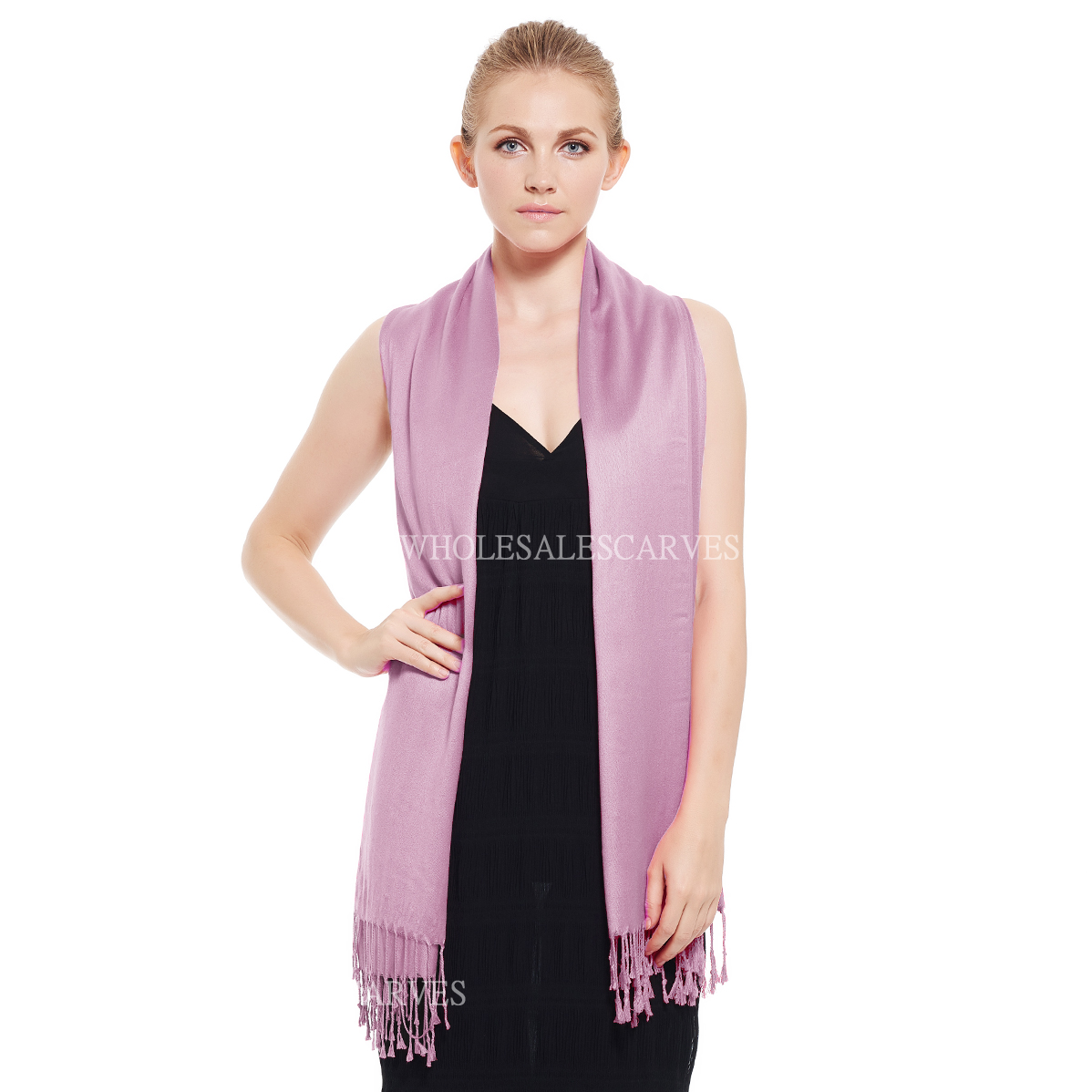 Solid Pashmina DXG18 Lilac