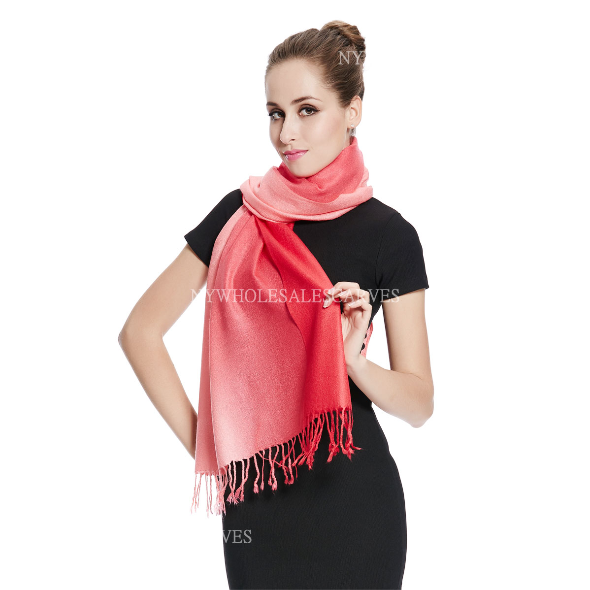 DXG Gradation Pashmina 9213 Red [9213] - $5.50 : Wholesale scarves ...