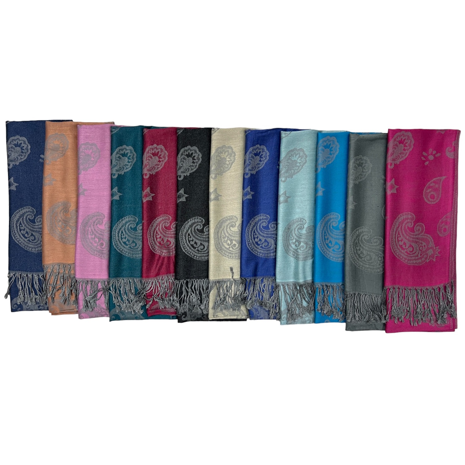 Vintage Paisley Pashmina NY23206 (12 Colors, 1dz)