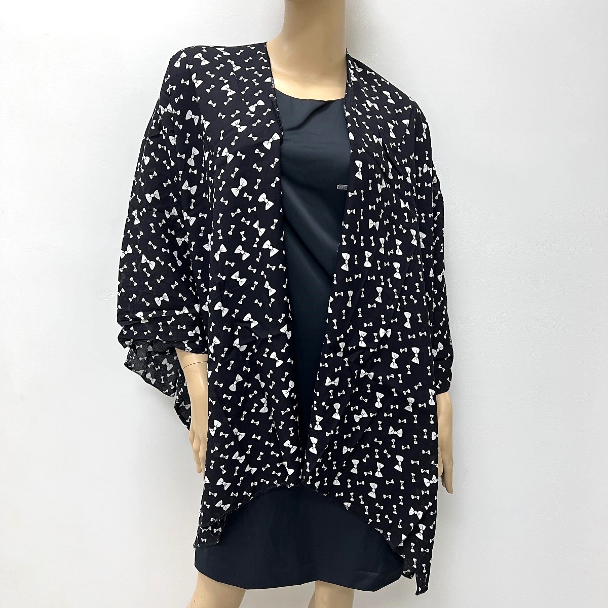 Chic Bowknot Pattern Kimono HR23021-89