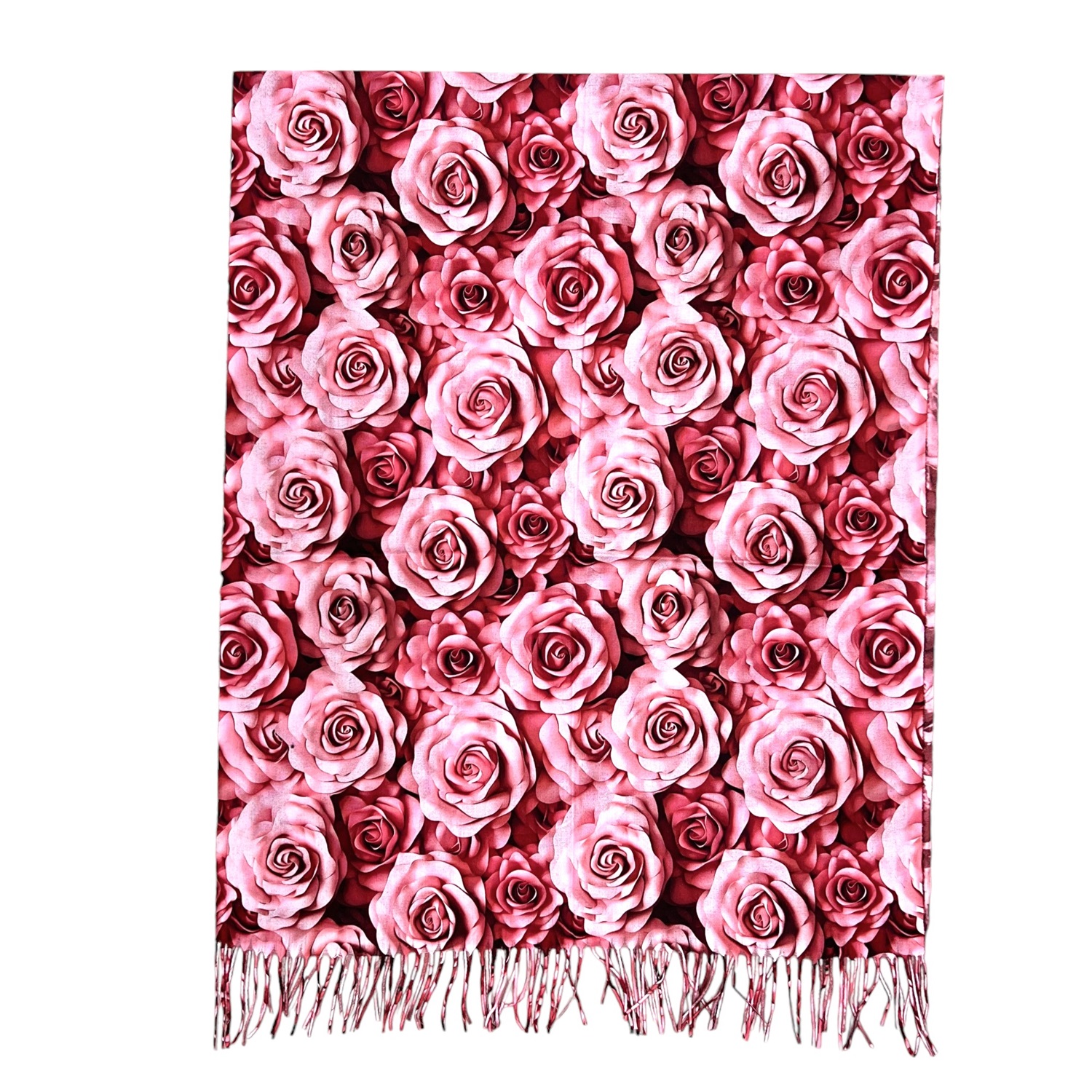 Reversible Romantic Roses Shawl HY46002-02