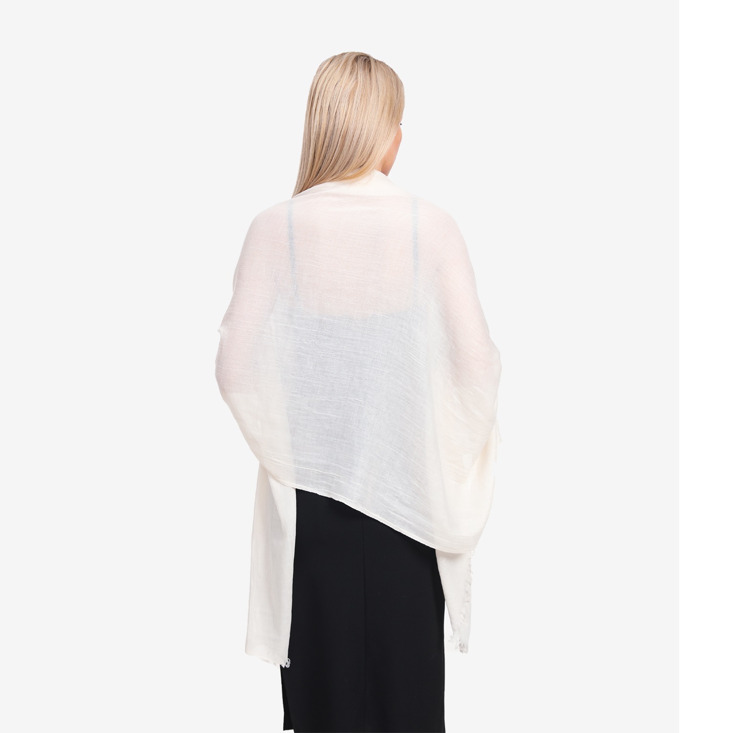 Soft Over Size Shawl 3303 Off White
