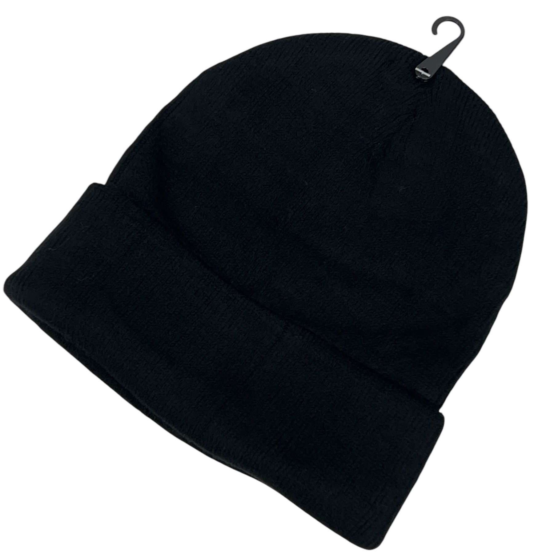 Knit Cashmere Feel Hat NY888646 Black ( 1 Color , 1Doz)