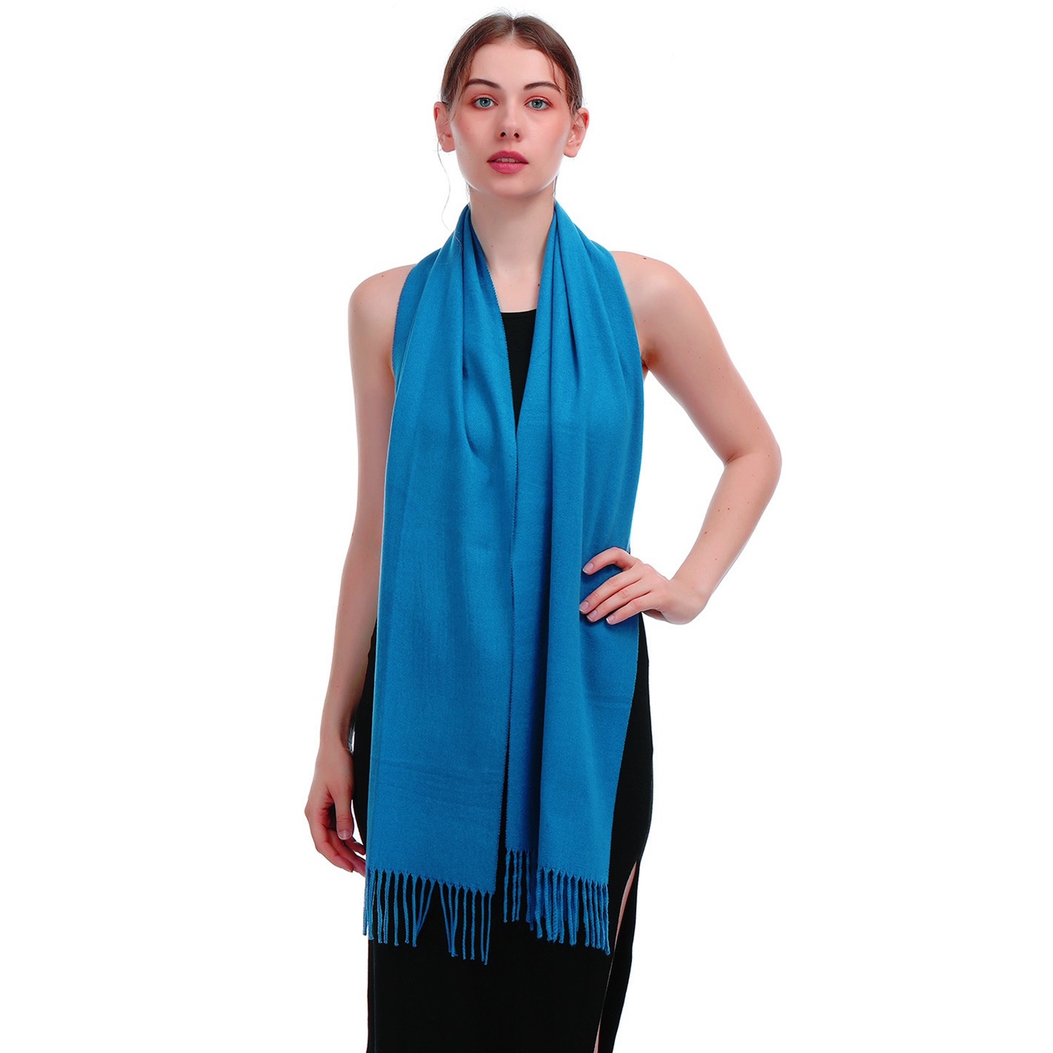 Cashmere Feel Scarf 19-140 Azure