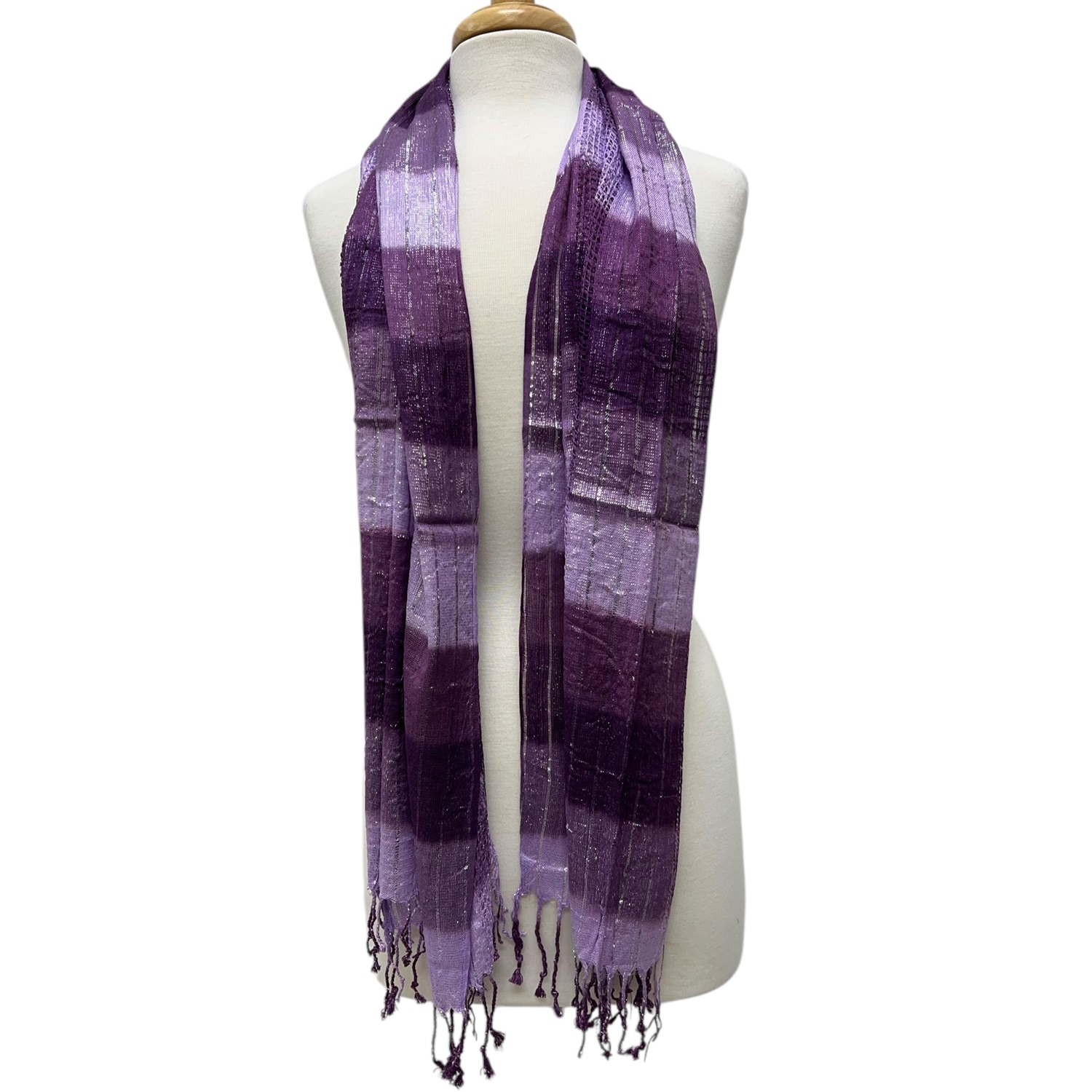 Gradient Netting Scarf NYJB052 ( 10COLORS, 1DZ)