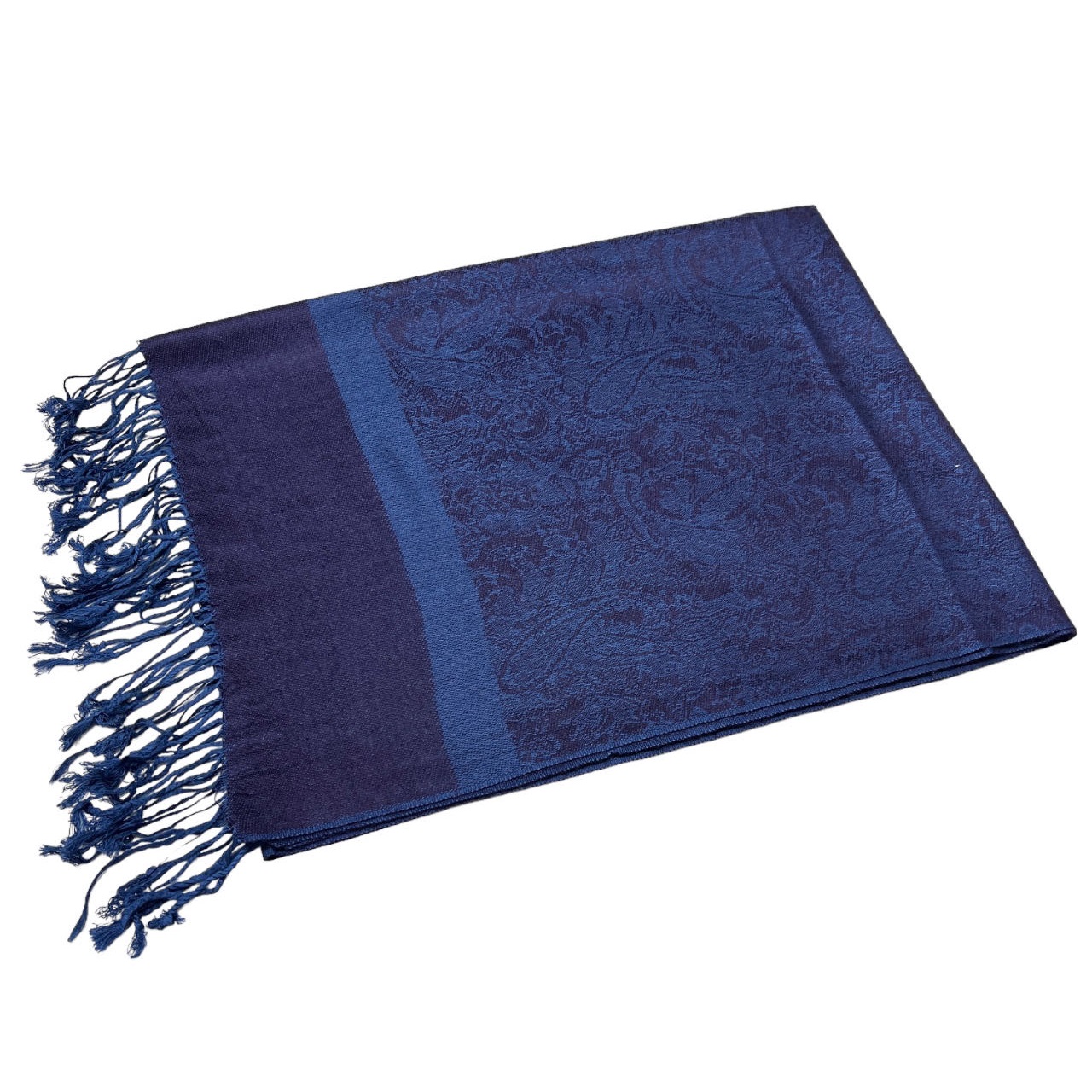 Jacquard Pashmina PL18202 Indigo