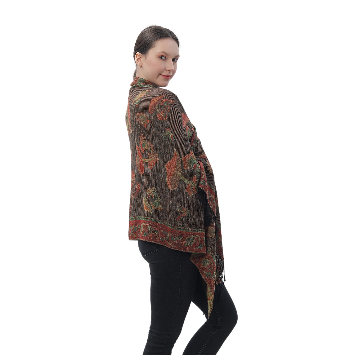 Casual Mushroom Frog Pashmina NY23192 (12 Colors 1 DZ)