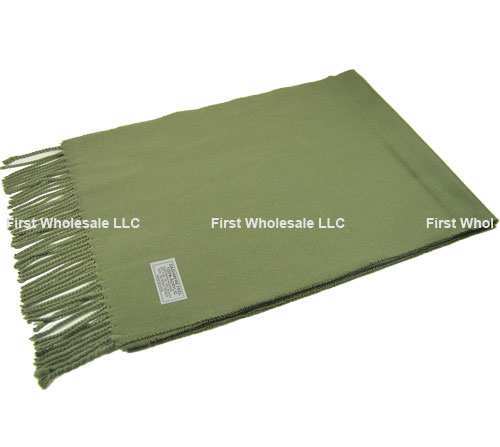 Cashmere Feel Scarf Color:Dark OliveGreen 19-49