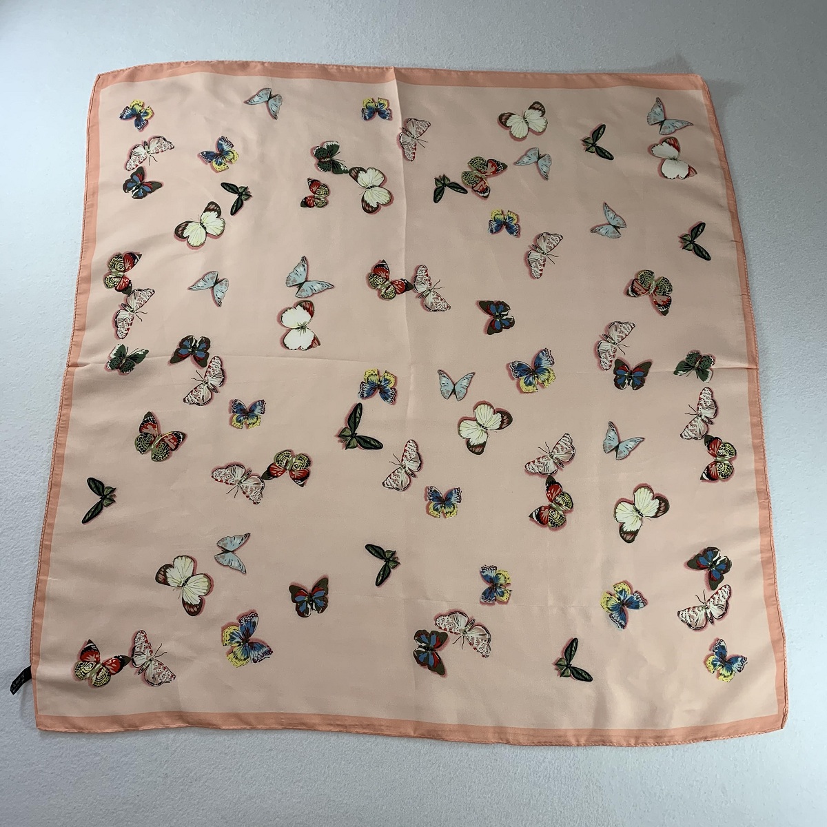 Satin Butterfly Scarf LR2004-2 Blush Pink